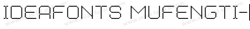 ideafonts mufengti字体转换